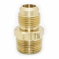 Thrifco Plumbing #48 5/8 Inch x 3/8 Inch Brass Flare MIP Adapter 6948022